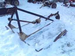 Land Pride 6' 3pt Rotary Mower, Covered In Snow But Does Have Blades Undern