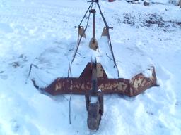 Land Pride 6' 3pt Rotary Mower, Covered In Snow But Does Have Blades Undern