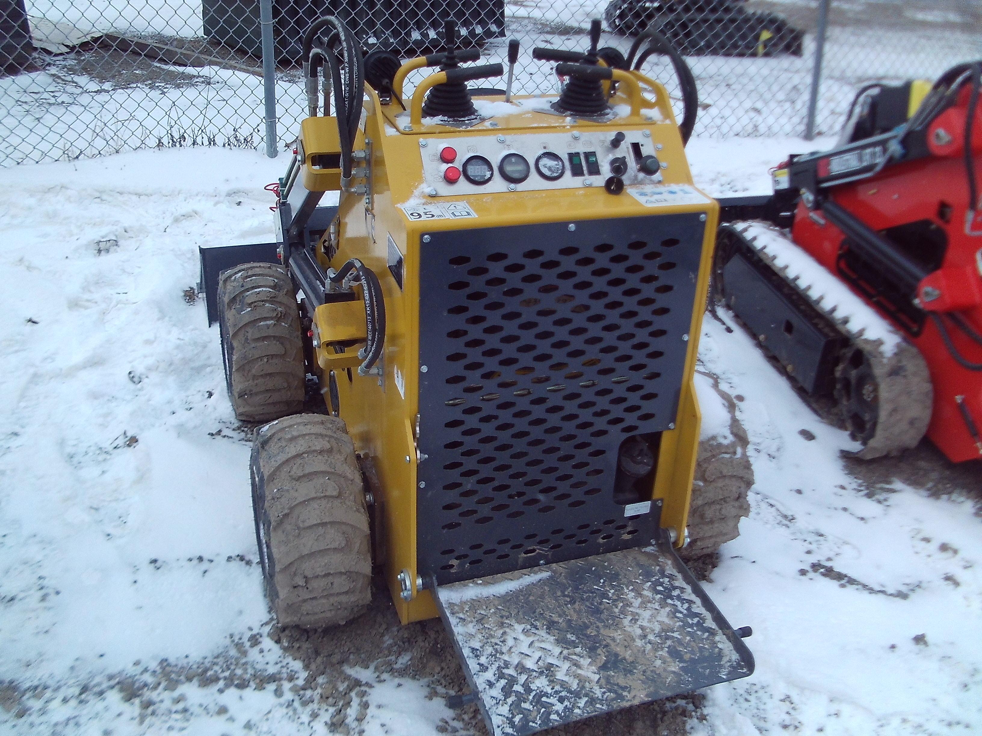 Unused EGN EG380 Wheeled Mini Skid Steer, V Twin Gas Engine, Aux Hydraulics