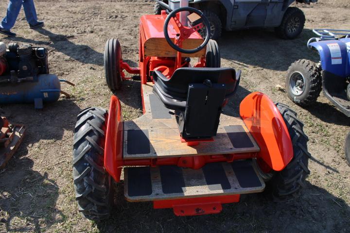 Kuhn "One Of A Kind" Homemade Parade Tractor, Single Cylinder Gas Engine, N