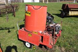 Agrimetal Square Bale Chopper, 13 Hp Honda Engine, Runs