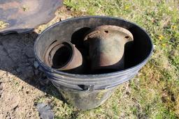 Bucket Of Tractor Hubs
