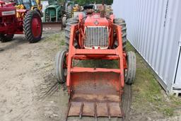 Allis Chalmers D15 Antique Tractor w/ Loader, Power Steering, 6120 Hours, R