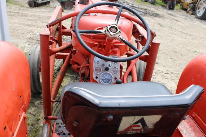 Allis Chalmers D15 Antique Tractor w/ Loader, Power Steering, 6120 Hours, R