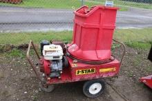 J-Star Square Bale Bedding Chopper, Honda Gas Engine Turns Over
