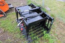 Unused Future FT-HWG44C 44" Brush Grapple Bucket For Mini Skid Steer, Dingo