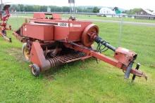 Hesston 4650 Inline Square Baler, Hydraulic Tension, 6' Pickup Head