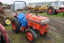 Kubota L2350 4wd Compact Tractor, Clean Tractor That Runs Good But HAS NO T
