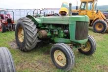 John Deere 80 Diesel Antique Tractor, Straight Old Tractor That Runs Good B