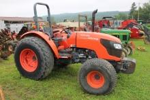 Kubota M6060 4wd Tractor, Hydraulic Shuttle, Rear Remote, Nice Turf Tires F