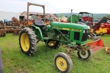 John Deere 900HC 2wd Offset Tractor, ROPS, 3pt, Diesel, 11.2-28 Tires, 2588