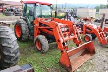 Kubota L4610 4wd Compact Tractor w/ LA852 Loader, Cab w/ Heat & AC, Hydro,
