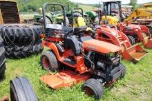 Kubota BX2230 4wd Sub Compact Tractor w/ 60" Mower, Loader Valve & Brackets