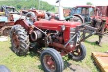 McCormick Deering W4 Antique Tractor w/ Rear Winch, Belt Pulley, Runs