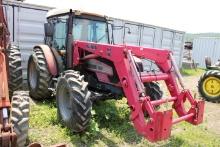Mahindra 7010 4wd Tractor w/ Loader, Cab w/ Heat & AC, SSL Quick Attach, 18