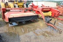 New Idea 5209 Discbine, Later Model Red Machine, Has Been Hooked Up And Sou