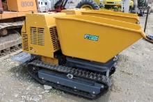New Future FTX1200 Tracked Mud Buggy, Hydraulic Dump & Swivel Bed, Gas Powe