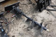 Dingo / Mini Skid Steer Hydraulic Post Hole Digger w/ Augur