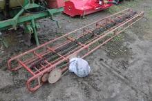 16' Skeleton Hay Elevator w/ Electric Motor, Works