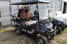 IRGC80 Electric 2 Seat Golf Cart, Roof & Windshield, Deluxe Display Screen