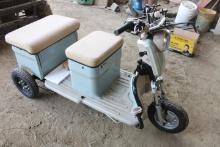 IRGC40 Mini 3 Wheel Electric Scooter, 2 Seater, Unit Has Not Been Assembled