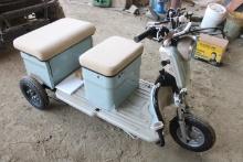 IRGC40 Mini 3 Wheel Electric Scooter, 2 Seater, Unit Has Not Been Assembled