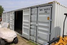 Single Use 40' Multi Door Storage Container, Side Doors, Must Call And Make
