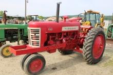 Farmall 450 Gas Antique Tractor Set Up As A Pulling Tractor, 13.6-38 Tires