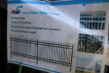 FENS FEN20 Galvanized Steel Fence Set Of 20 Pieces