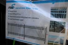 FENS FEN20 Galvanized Steel Fence Set Of 20 Pieces