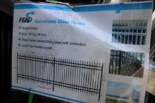 FENS FEN20 Galvanized Steel Fence Set Of 20 Pieces