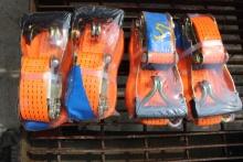 (4) New 2" Ratchet Straps