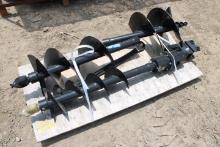 Future Pin On Mini Excavator Post Hole Digger w/ 3 Augurs