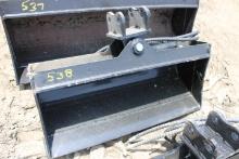 Future 32" Pin On Hydraulic Tilt Smooth Edge Ditching Bucket