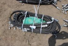 Bundle Of Assorted Hydraulic Hoses For Mini Excavator