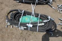 Bundle Of Assorted Hydraulic Hoses For Mini Excavator