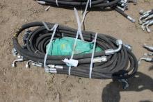 Bundle Of Assorted Hydraulic Hoses For Mini Excavator