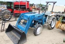 Ford 1710 4wd Compact Tractor w/ 770A Loader, New Front Tires, Gear Drive,