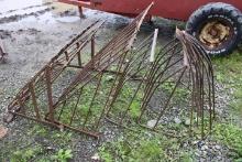 Group Of Wall Mounted Hay Feeders