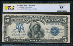 1899 $5 Chief Silver Certificate PCGS 55