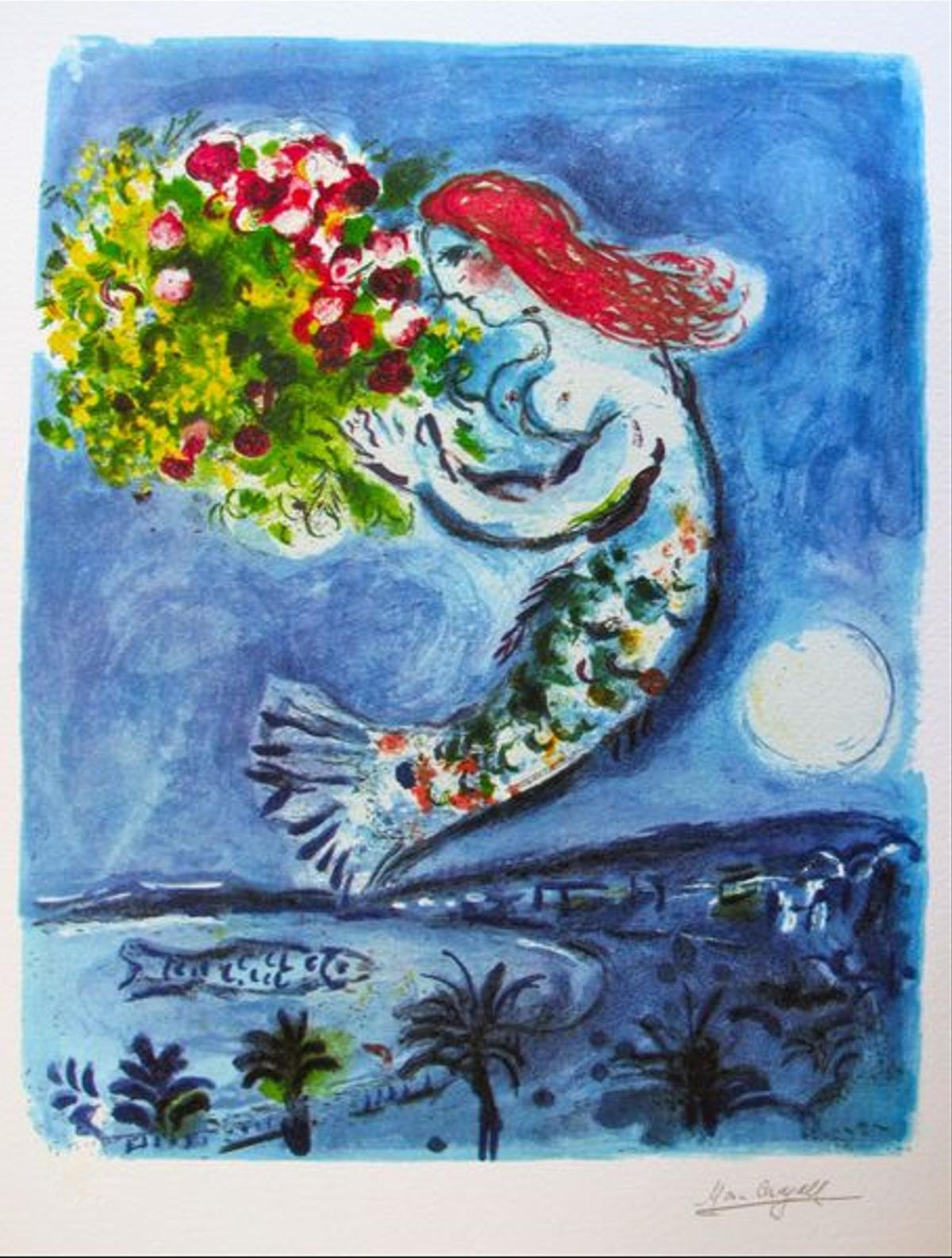 Marc Chagall Bay of Angels