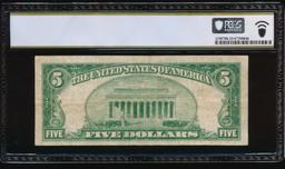 1929 $5 Newark NJ National PCGS 25