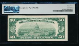 1950D $50 Cleveland FRN PMG 63EPQ