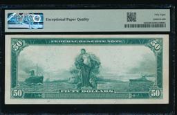 1914 $50 Richmond FRN PMG 58EPQ