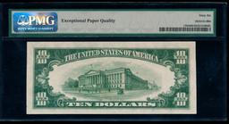 1934C $10 Silver Certificate PMG 66