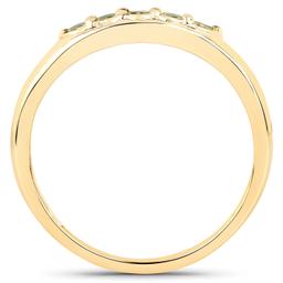 14KT Yellow Gold 0.26ctw Yellow Diamond Ring