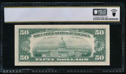 1969A $50 New York FRN PCGS 66PPQ