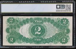 1917 $2 Legal Tender Note PCGS 62PPQ