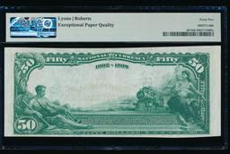 1902 $50 Brookville PA National PMG 45EPQ