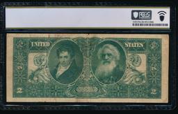 1896 $2 Educational Silver Certificate PCGS 20